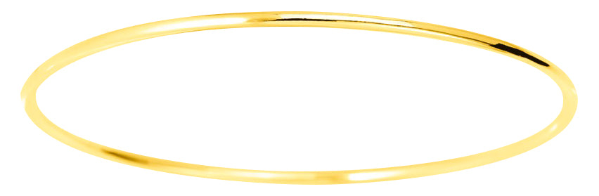 Jonc or jaune 750 - 2.0mm - AV9JONCOJ2