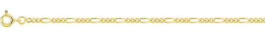 Chaîne alternée ULTRA PLATE 1+3 or jaune 750 - 2.5mm - AV9R522.25