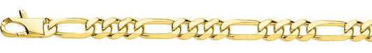 Chaîne alternée ULTRA PLATE 1+3 or jaune 750 - 6mm - AV9R522.6