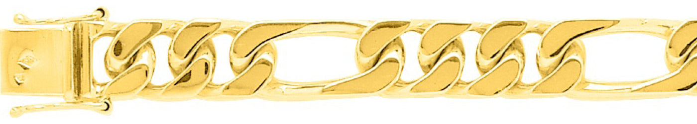 Chaîne alternée 1+3 or jaune 750 - 8mm - AV9R528.8