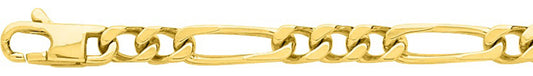 Chaîne alternée 1+3 or jaune 750 - 5mm - AV9R528.5