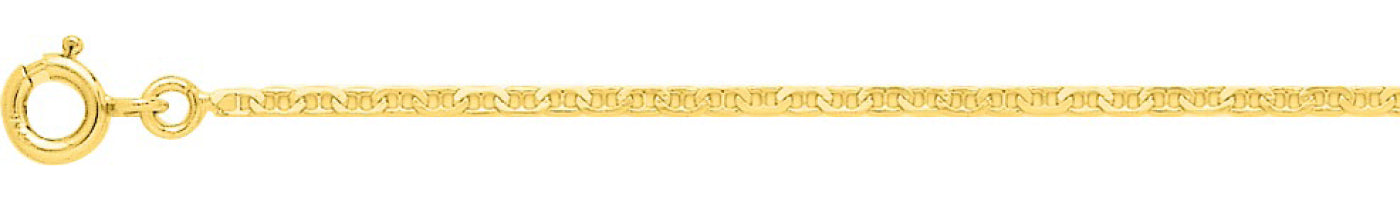 Chaîne marine plate or jaune 750 - 1.5mm - AV9R534.15