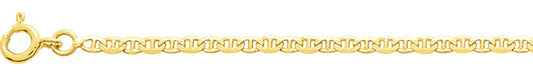 Chaîne marine plate or jaune 750 - 2.0mm - AV9R534.2
