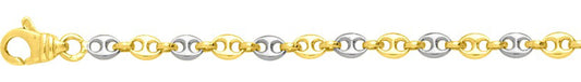 Chaîne grain de café massive or jaune 750 - 3.2mm - AV9R539.2G