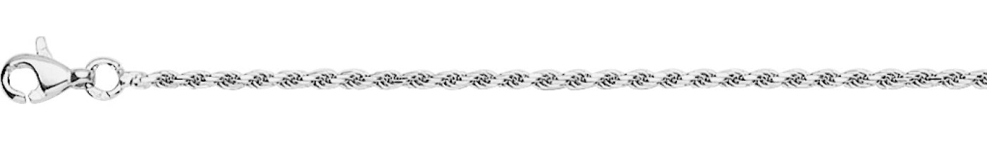 Chaîne corde or blanc massive 750 - 1.6mm - AV9RC31G