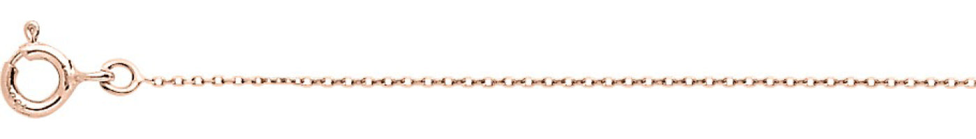 Chaîne forçat diamantée or rose 750 - 0.85mm - AV9RF24R