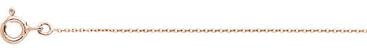 Chaîne forçat diamantée or rose 750 - 0.85mm - AV9RF24R
