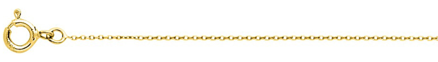 Chaîne forçat diamantée or jaune 750 - 0.85mm - AV9RF24