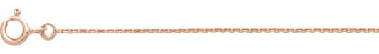 Chaîne forçat diamantée or rose 750 - 0.97mm - AV9RF30R
