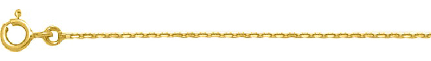 Chaîne forçat diamantée or jaune 750 - 1.15mm - AV9RF35
