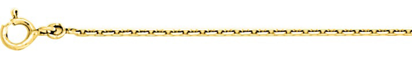 Chaîne forçat diamantée or jaune 750 - 1.45mm - AV9RF45