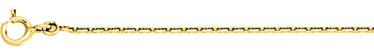 Chaîne forçat diamantée or jaune 750 - 1.45mm - AV9RF45