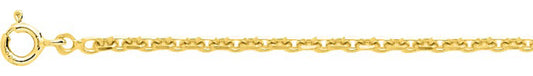 Chaîne forçat diamantée or jaune 750 - 2.25mm - AV9RF70