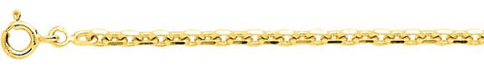 Chaîne forçat diamantée or jaune 750 - 2.55mm - AV9RF80