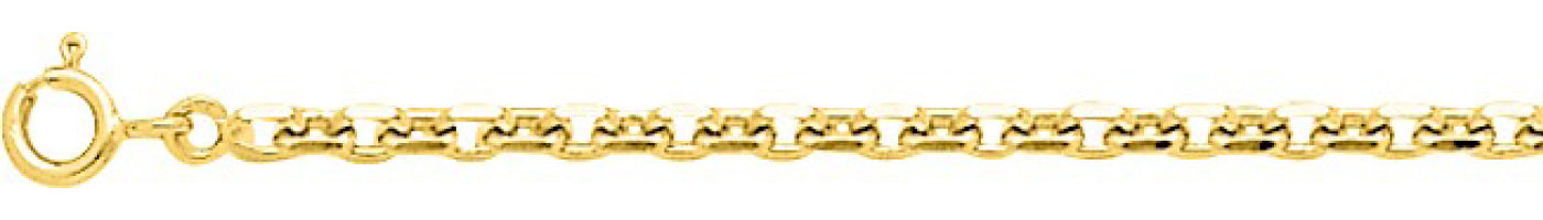 Chaîne forçat diamantée or jaune 750 - 2.70mm - AV9RF85