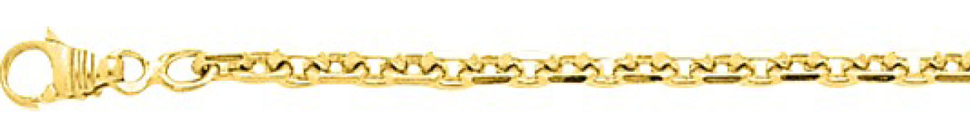 Chaîne forçat diamantée or jaune 750 - 2.90mm - AV9RF90