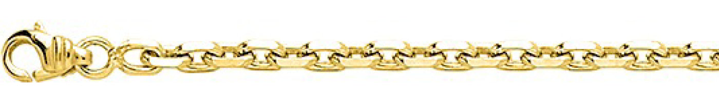Chaîne forçat diamantée or jaune 750 - 3.15mm - AV9RF95