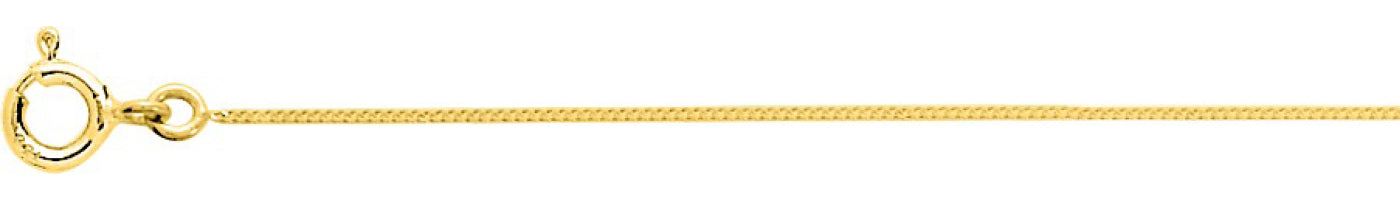 Chaîne gourmette or jaune 750 - 0.78mm - AV9RG23