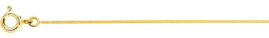 Chaîne gourmette or jaune 750 - 0.78mm - AV9RG23