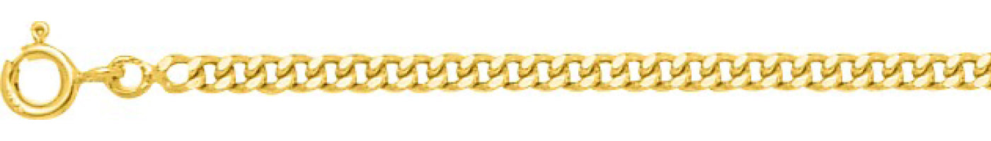 Chaîne gourmette or jaune 750 - 2.9mm - AV9RG80